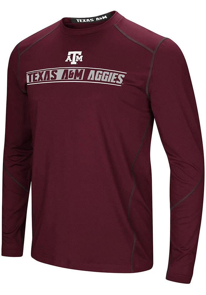 Colosseum Texas A&M Aggies Maroon Bayous Long Sleeve T-Shirt