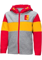 Colosseum Pitt State Gorillas Toddler Snowplough Long Sleeve Full Zip Sweatshirt - Grey