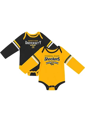 Colosseum Wichita State Shockers Baby Black Super One Piece