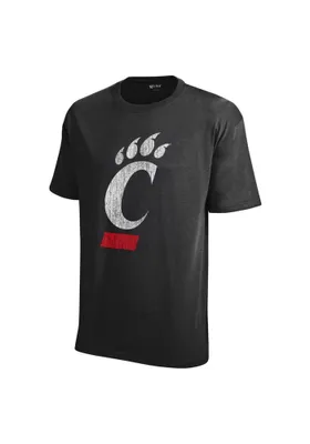 Cincinnati Bearcats Black Logo Short Sleeve T Shirt