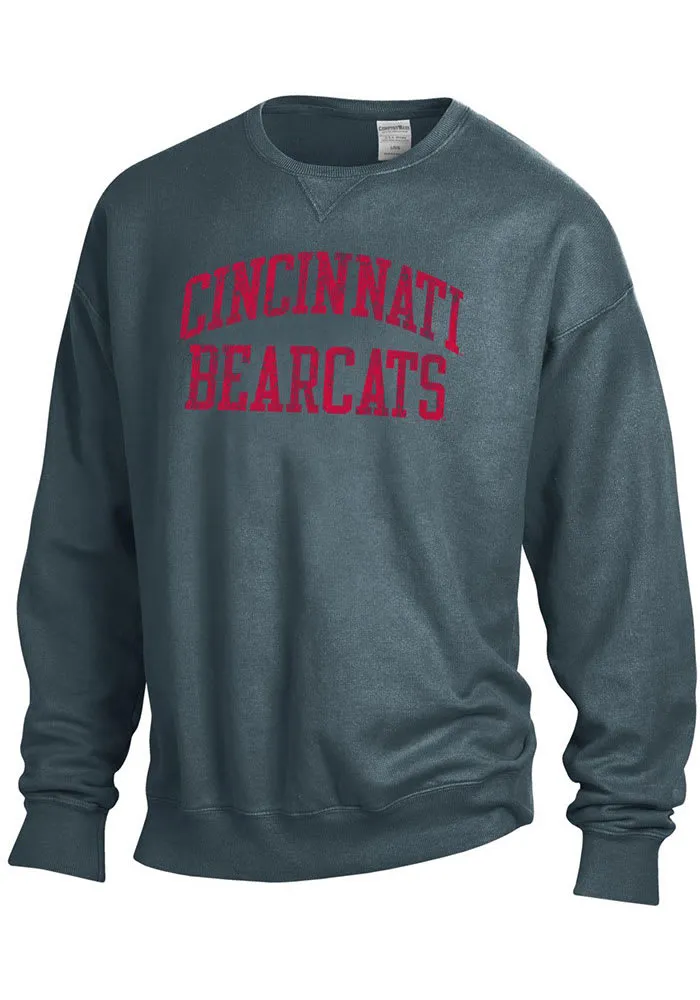 Cincinnati Bearcats Womens Comfort Wash Crew Sweatshirt