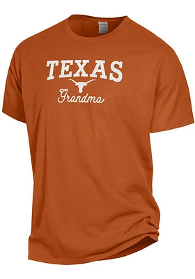 Texas Longhorns Womens Burnt Orange Grandma Short Sleeve T-Shirt
