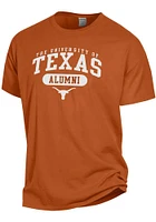 Texas Longhorns Burnt Orange Outlined Alumni Short Sleeve T Shirt
