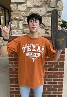 Texas Longhorns Burnt Orange Outlined Alumni Short Sleeve T Shirt