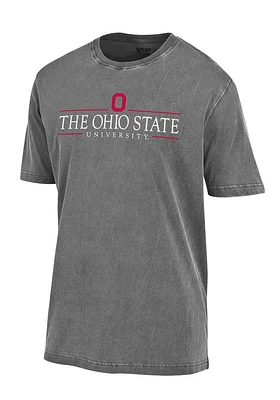 Ohio State Buckeyes Grey University Short Sleeve T Shirt