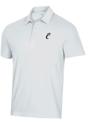 Cincinnati Bearcats Mens White Soft Cotton Short Sleeve Polo