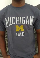 Michigan Wolverines Blue Comfort Wash Dad Short Sleeve T Shirt