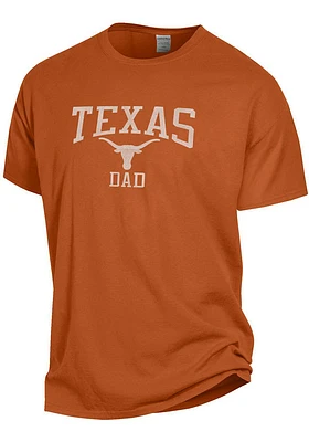 Texas Longhorns Burnt Orange Comfort Wash Dad Short Sleeve T Shirt