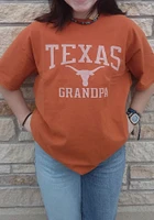 Texas Longhorns Burnt Orange Comfort Wash Grandpa Short Sleeve T Shirt