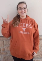 Texas Longhorns Mens Burnt Orange Comfort Wash Grandpa Long Sleeve Hoodie