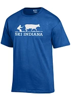 Indiana Blue Ski Short Sleeve T Shirt