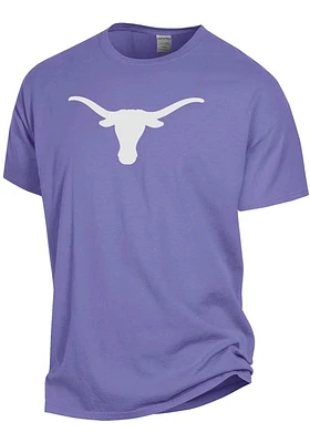 Texas Longhorns Lavender Classic Short Sleeve T Shirt
