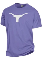 Texas Longhorns Lavender Classic Short Sleeve T Shirt
