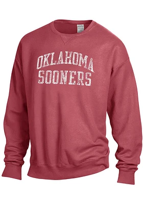 Oklahoma Sooners Womens Crimson Classic Crew Sweatshirt