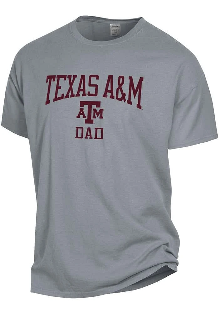 Texas A&M Aggies Charcoal Dad Short Sleeve T Shirt