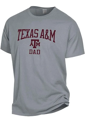 Texas A&M Aggies Charcoal Dad Short Sleeve T Shirt