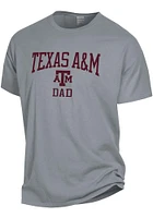 Texas A&M Aggies Charcoal Dad Short Sleeve T Shirt