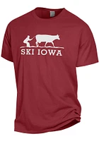 Iowa Red Ski Short Sleeve T Shirt