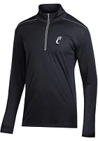 Cincinnati Bearcats Mens Black Team Logo Long Sleeve 1/4 Zip Pullover