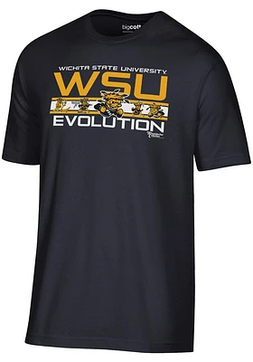 Wichita State Shockers Evolution Short Sleeve T Shirt