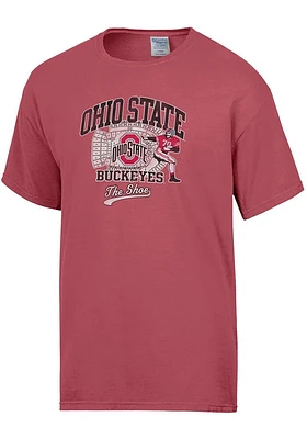 Ohio State Buckeyes Red The Shoe Short Sleeve T Shirt