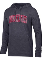 Ohio State Buckeyes Mens Black Weekender Long Sleeve Hoodie