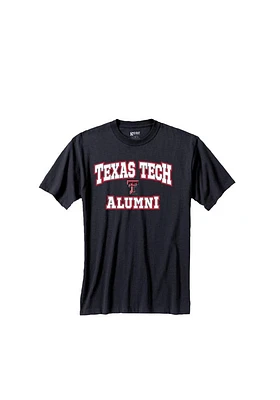 Texas Tech Red Raiders Black Contrasting Alumni Short Sleeve T Shirt