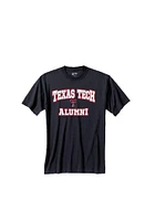 Texas Tech Red Raiders Black Contrasting Alumni Short Sleeve T Shirt