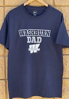 Washburn Ichabods Navy Blue Dad Short Sleeve T Shirt