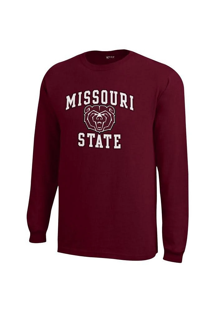 Missouri State Bears Maroon Number One Long Sleeve T Shirt