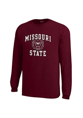 Missouri State Bears Maroon Number One Long Sleeve T Shirt