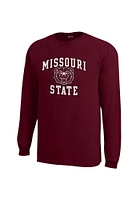 Missouri State Bears Maroon Number One Long Sleeve T Shirt