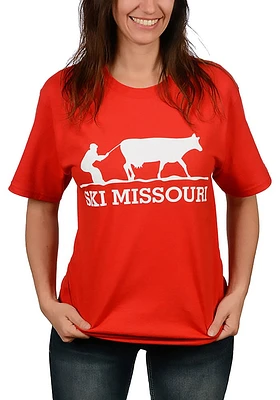 Missouri Red Ski Short Sleeve T Shirt