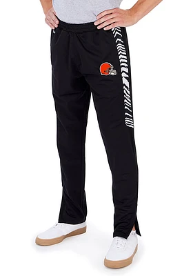 Zubaz Cleveland Browns Mens Black Zebra Side Panels Pants