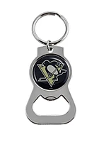 Pittsburgh Penguins Bottle Opener Design Keychain - Black