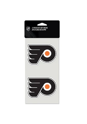 Philadelphia Flyers 4x4 2PK Auto Decal - Black