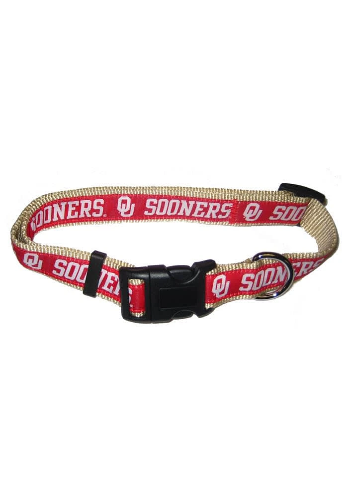 Oklahoma Sooners Adjustable Pet Collar