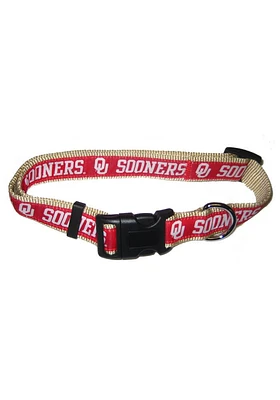 Oklahoma Sooners Adjustable Pet Collar