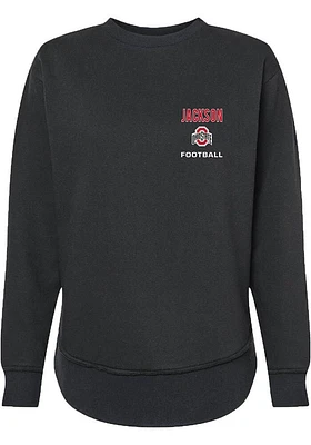 Donovan Jackson  Rally Ohio State Buckeyes Womens NIL Embroidered Crew Sweatshirt