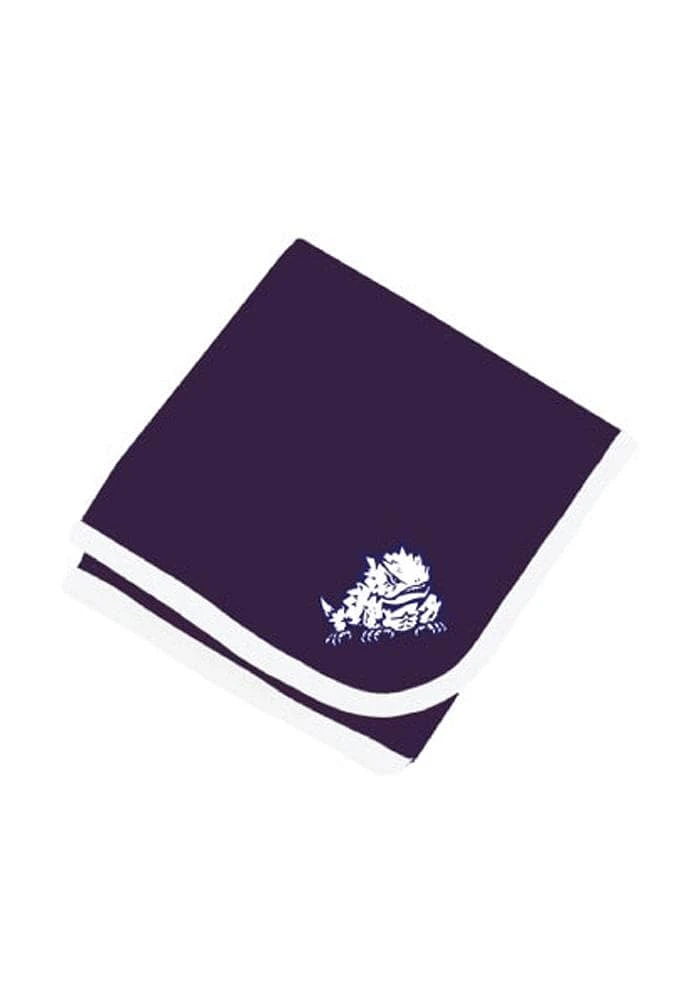 TCU Horned Frogs Knit Baby Blanket