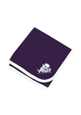 TCU Horned Frogs Knit Baby Blanket