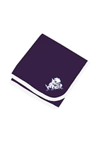 TCU Horned Frogs Knit Baby Blanket