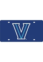 Villanova Wildcats Blue Blue Acrylic Logo Car Accessory License Plate