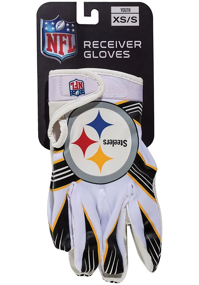 Pittsburgh Steelers Receiver Youth Gloves