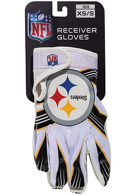 Pittsburgh Steelers Receiver Youth Gloves