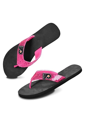 Philadelphia Flyers Sequence Womens Flip Flops