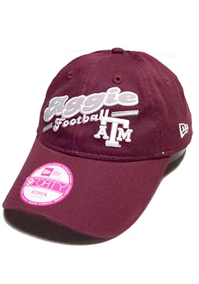 New Era Texas A&M Aggies Maroon Script Sport Womens Adjustable Hat