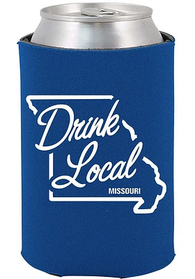 Missouri Drink Local Can Coolie - Blue