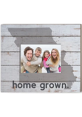 Missouri Whitewash Slat Photo Frame Picture Frame - Grey