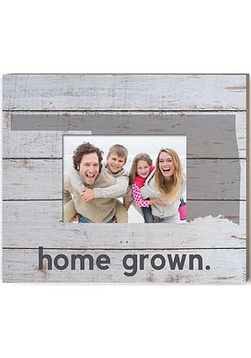 Oklahoma Whitewash Slat Photo Frame Picture Frame - Grey